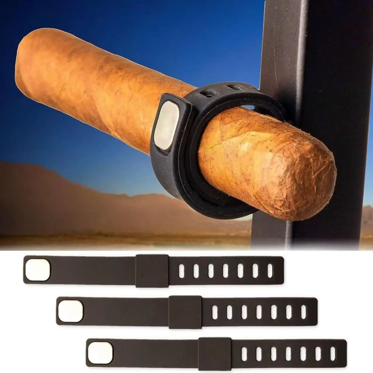 

Магнитный держатель сигар для гольф-кара, регулируемая тележка для гольфа, держатель сигар для 38-60 колец, сигары, силиконовые аксессуары для гольф-каров