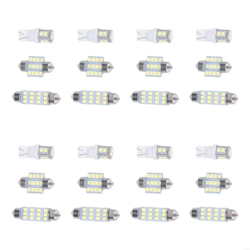 Automotive LED Replacement Bulb Set Width Lamp with 24 Pieces for Car Upkeep New