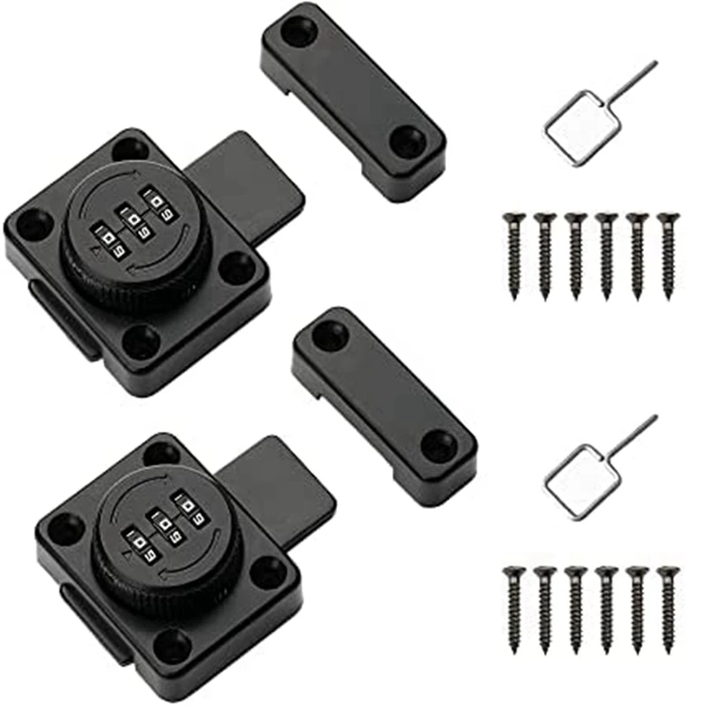 

2 Pack Cabinet Password Latch Cabinet Latch, Combination Latch, Combination Lock