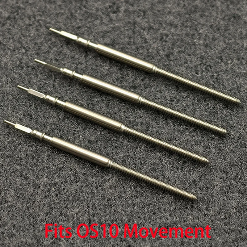 

2PCS/4PCS OS10 Stainless Steel Crown Movement Crown Stem Fits OS10 OS20 OS60 Automatic Mechanical Movement Stem Watch Parts