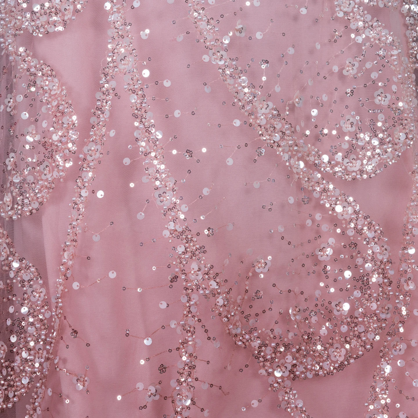 Sharon Said 2026 Neues Abendkleid in Farbverlauf Rosa mit Perlen, gedrehtem Neckholder, A-Linie, Dubai Arabisches Damen-Abendkleid SS709 Maßanfertigung – Detail 20