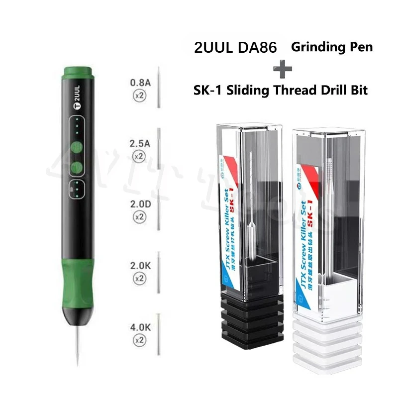 

JTX SK-1 Alloy Bit Slider Screw Professional Screw Extractor for IPhone Mobile Phone Stripped Grinding Quick Removal Screw Tool