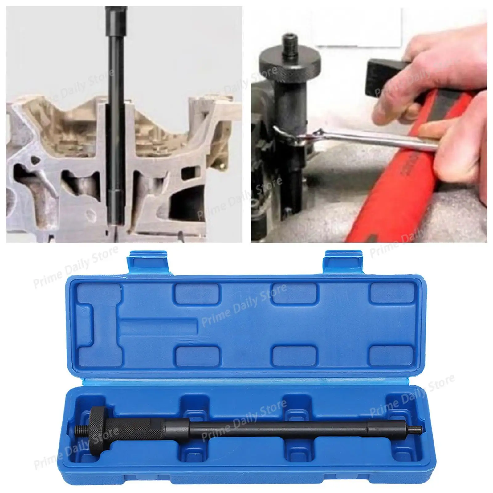 Professional Universal Common‑Rail Injector Shim Service Jig, Repair Accessory for Copper Gasket Mounting & Extraction
