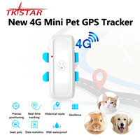 New 4G Pet GPS Tracker TK911 TKSTAR Realtime Tracking Animal Finder TK911pro 2G GSM GPRS Locator Crawler Geo-fence Free APP Web