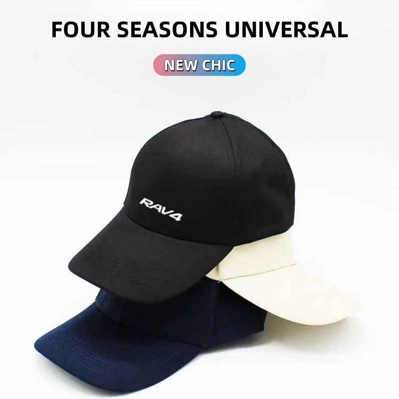 Fashion Hip Hop Baseball Cap Outdoor Sun Hats Sports Leisure Caps For TOYOTA RAV4 2008 2013 2017 2018 accessories