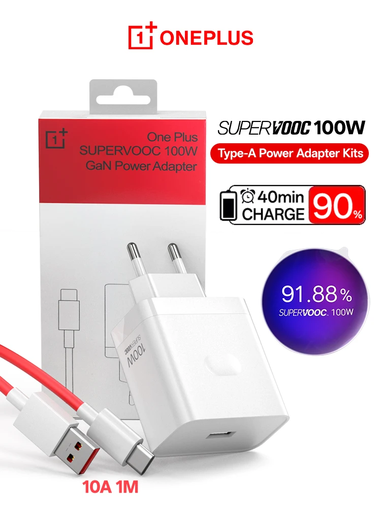 Originele OnePlus SuperVOOC oplader 100W voor OnePlus 15T 13 12R 11 Nord 5 CE4 Ace 6T 5 OPPO Realme snelladen USB Type C kabel - afbeelding 2