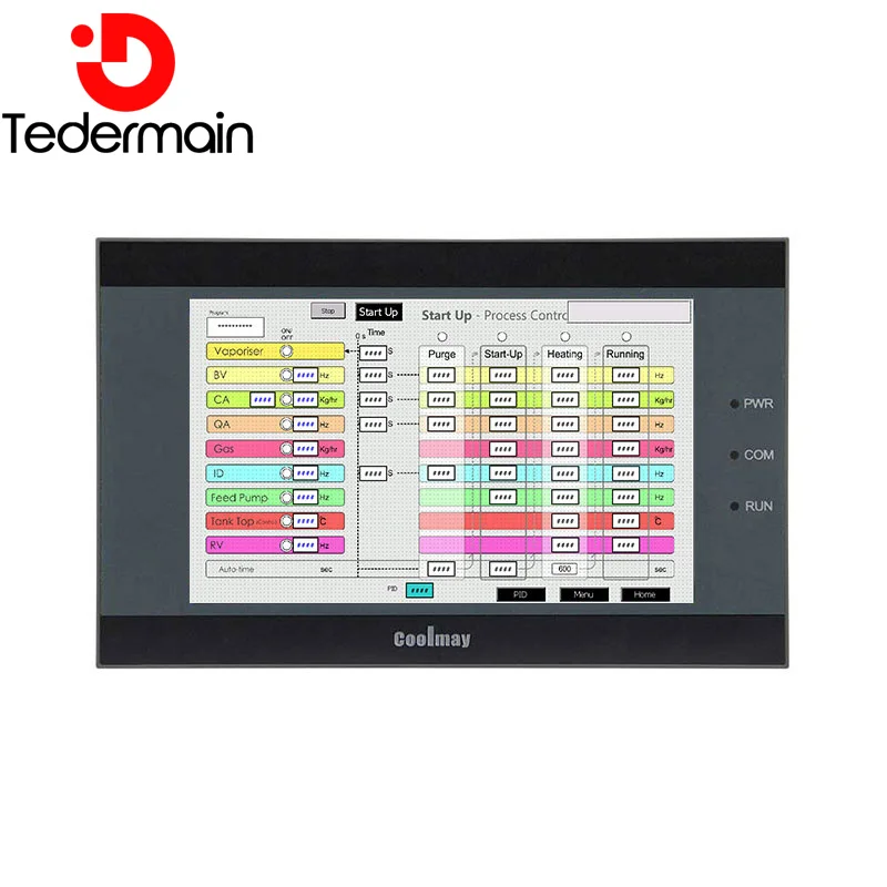 Coolmay 5 inch HMI TK6050FH Optional WIFI 800*480 resolution color HMI touch screen industrial monitor CNC controller kit