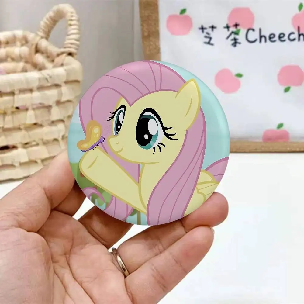 M-My Little Pony Emaille-Pins, handgefertigte runde Brosche, L Killer Yagami Light Cosplay-Abzeichen, Rucksäcke, Schmuck, Geschenke – Detail 12