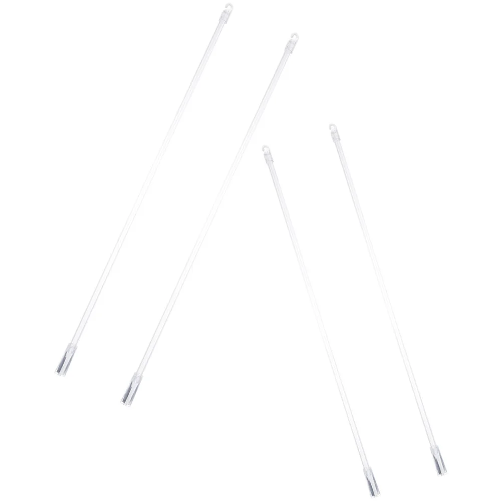 

4Pcs Window Blind Tilt Rod Fiberglass Vertical Wand Replacement Lightweight Blind Stick Hook Accessories