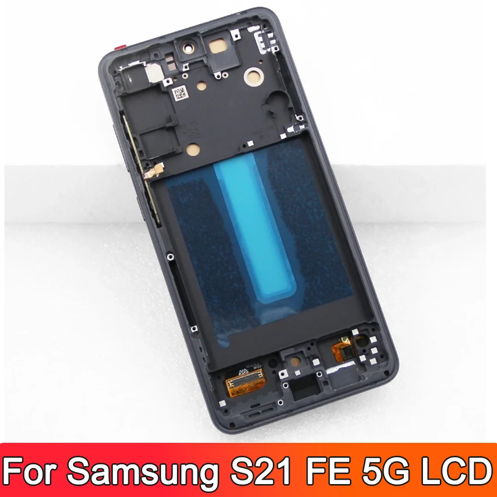 OLED For Samsung S21 FE 5G G990 G990B G990U G990B/DS G990E LCD Display with touch screen Ditigitizer For S21FE Display