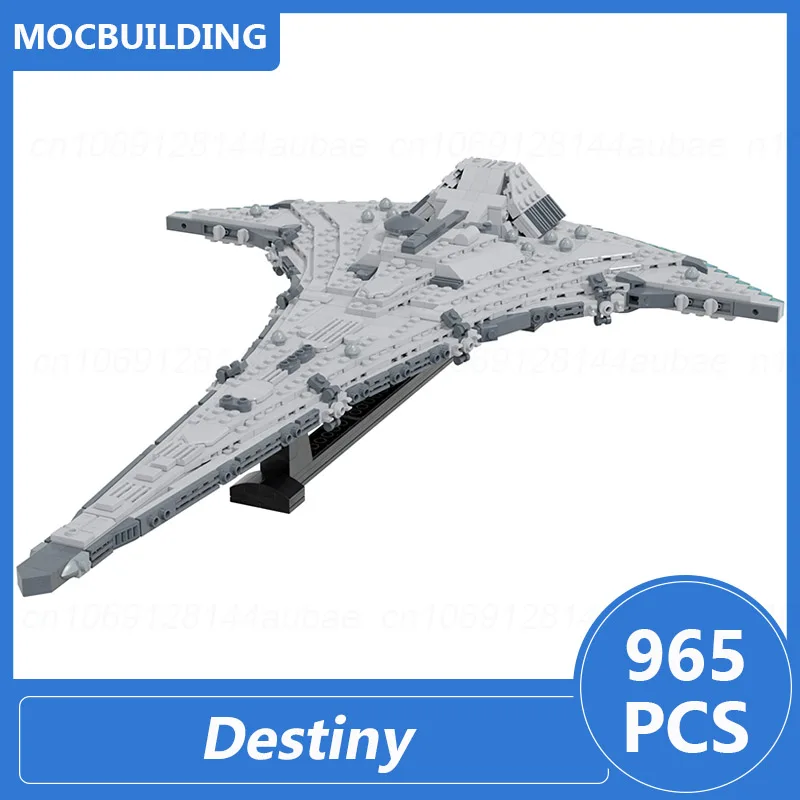 Destiny Ancient Ship UCS Scale Model Moc Building Blocks Space Diy Assemble Bricks Educational Collect Toys Xmas Gifts 956PCS