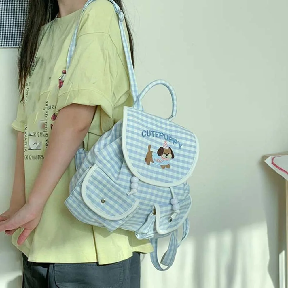

Милый корейский рюкзак на шнурке с бантом, большая вместительная женская повседневная школьная сумка с магнитной кнопкой, откидная