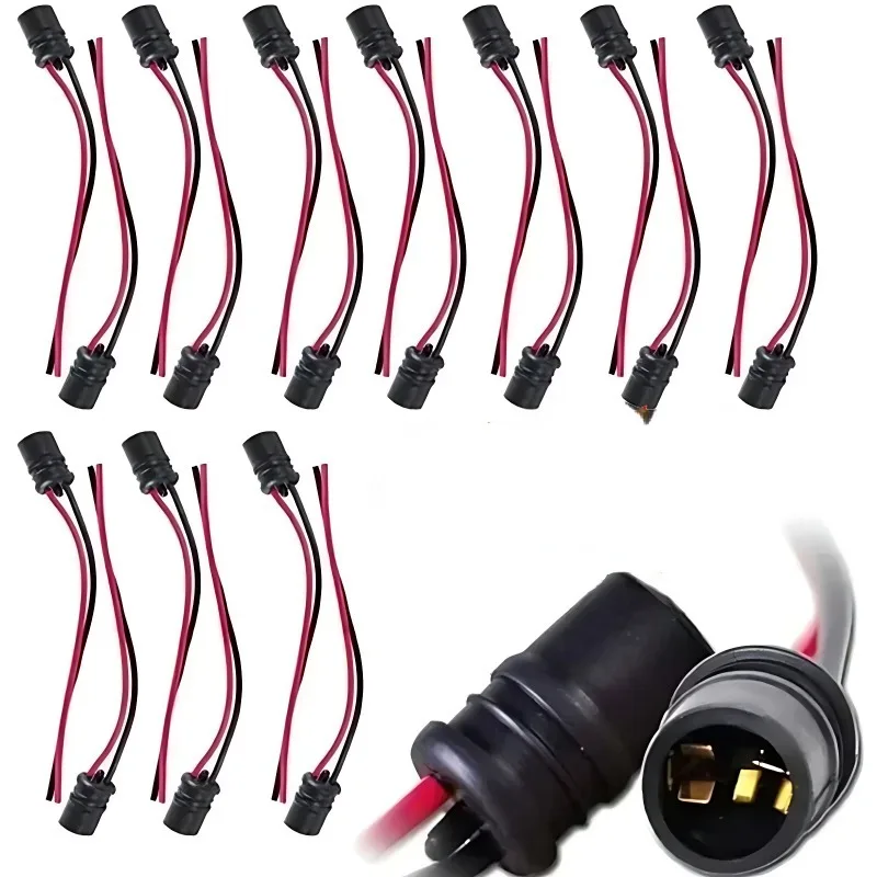 T10 w5w carro cunha lâmpada soquete conector titular extensão lâmpada led base titular soquete cunha base lâmpada plug