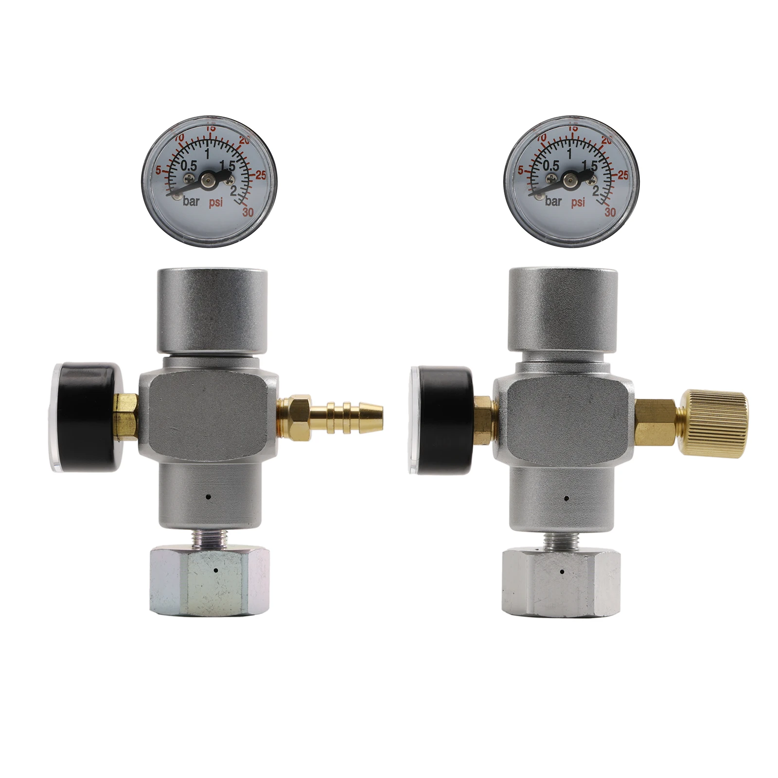 2 In 1 Soda Gas Bottle Co2 Regulator 5/16