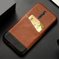 For Cover OPPO Reno 2Z Case Card Slot Holder Mixed Splice PU Leather Cover For Reno 2Z Cover Reno 2Z 6.53