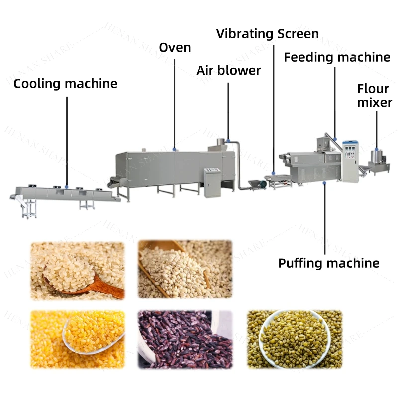 Kld Fortified Rice Processing Line Artificial Rice Nutritional Rice Production Line Making Line