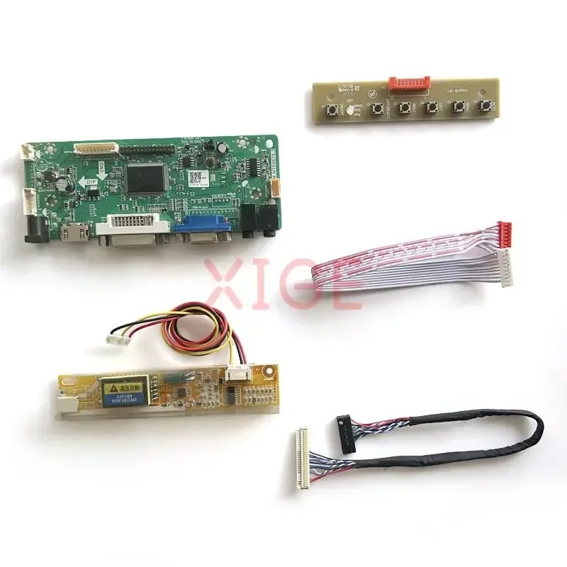 Imagem -03 - para B150xg01 B150xg02 B150xg05 B150xg07 Controlador Placa de Driver Hdmi-compatível 1ccfl 1024*768 Matriz Lcd Dvi Vga Kit Lvds30pin