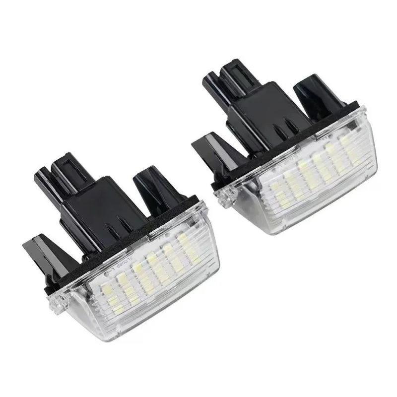 2 قطعة LED رقم الترخيص لوحة ضوء مصابيح لتويوتا كامري كورولا بريوس يارس هايلاند أفالون أوريس فيوس Esquire EZ Noah Proace