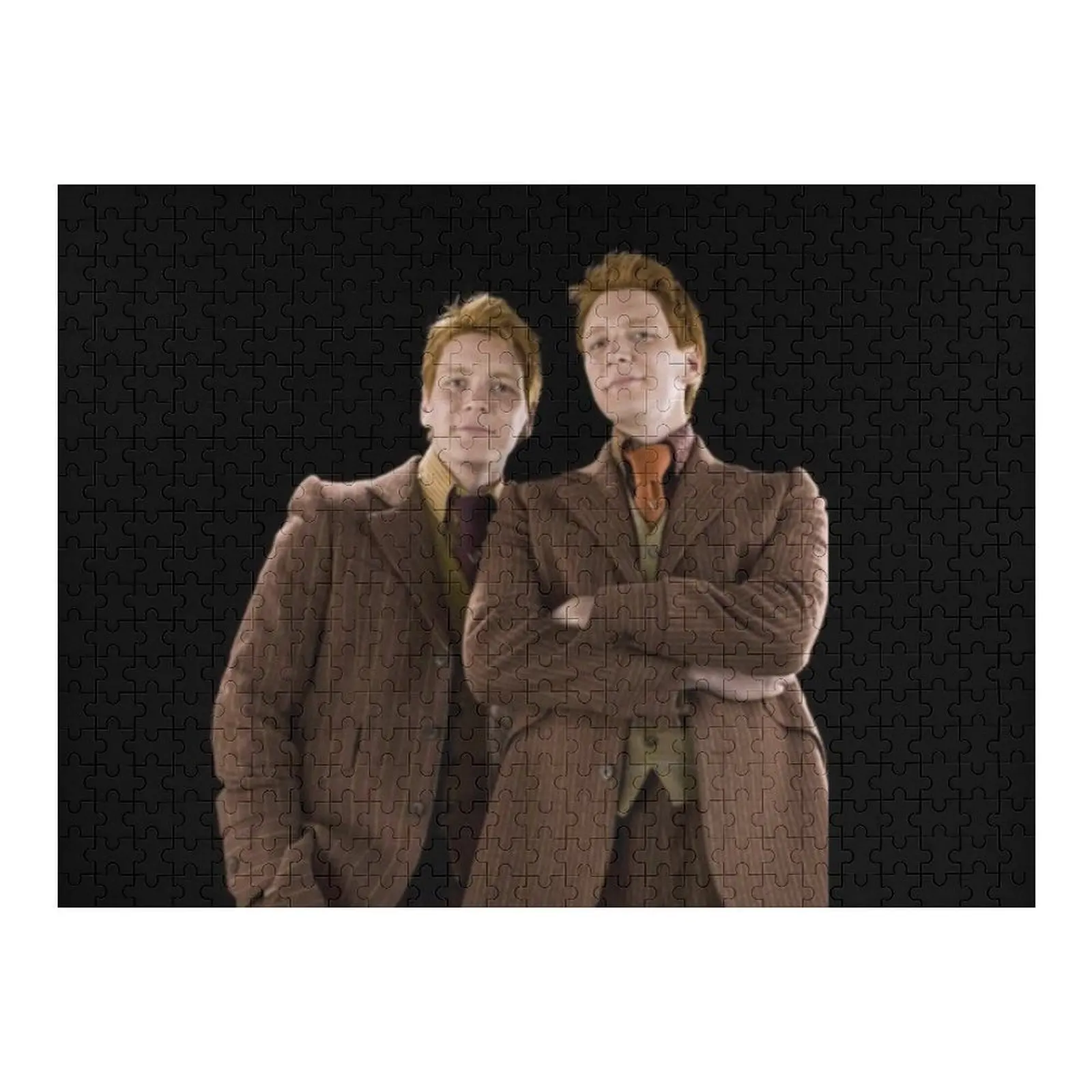 

Fred and George Weasley Jigsaw Puzzle Custom Wooden Gift Picture Personalized Customizable Gift Puzzle