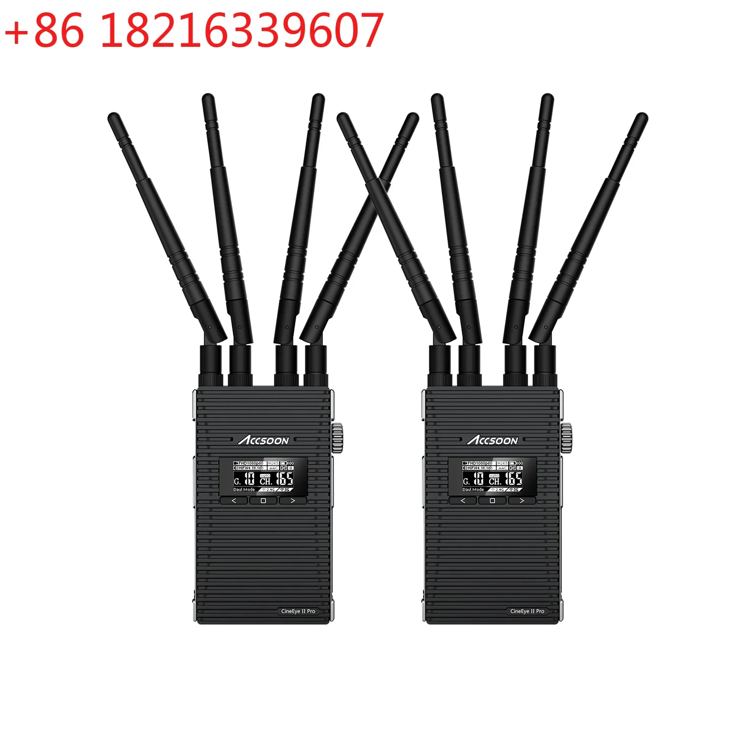 2 Pro 2Pro Wwireless HDMI-Compatible Transmitter Receiver 1080P Monitor System Dual Channel for DSLR Camera