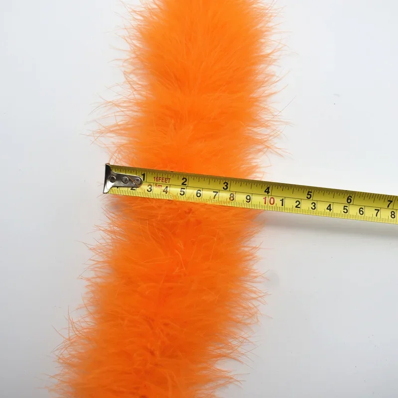 Flauschige Truthahn-Marabou-Federboa-Borte, weicher Schal, Hochzeitskostüm-Dekoration, Schal mit Federn für Bastelarbeiten, Hochzeitsfedern, Federn – Detail 3