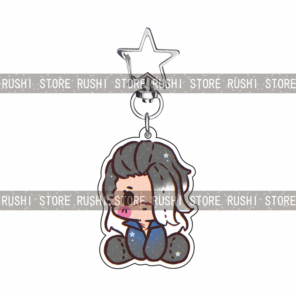 Valorant 6cm Acrylic Keychain Cute Chibi Character Pendant Anime Bag Charm Collectible Ornament Gift for Game Fans