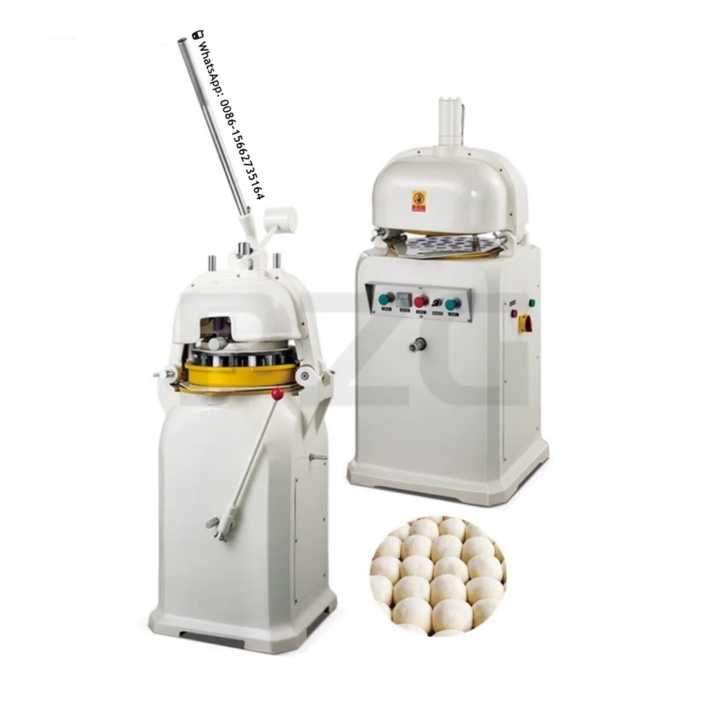 التجارية الصغيرة الخبز البيتزا العجين مقسم آلة مستديرة مخبز الحبوب المنتج القاطع كعكة مستديرة العجين الكرة صانع ماكينة