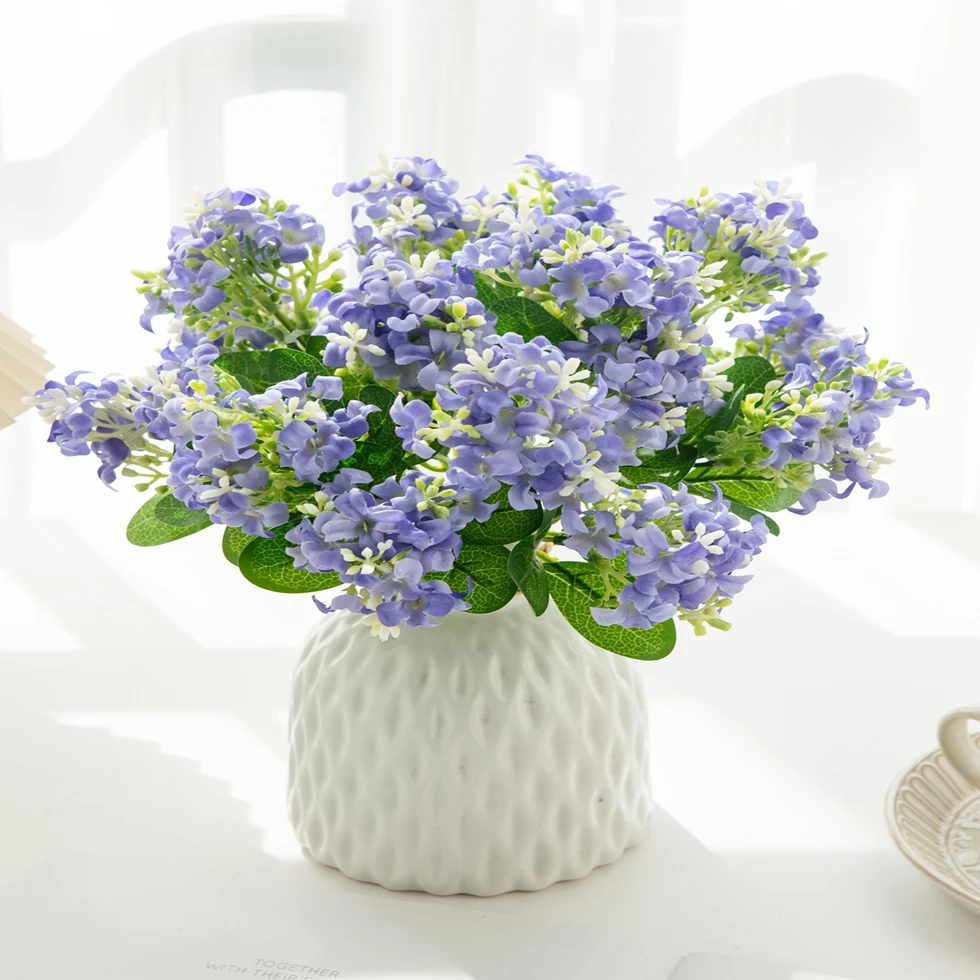Künstliche Seidenhyazinthen, heiß begehrt, für Zuhause, Esstisch, Vase, Garten, Valentinstag, Hochzeit, Brautparty, Dekoration