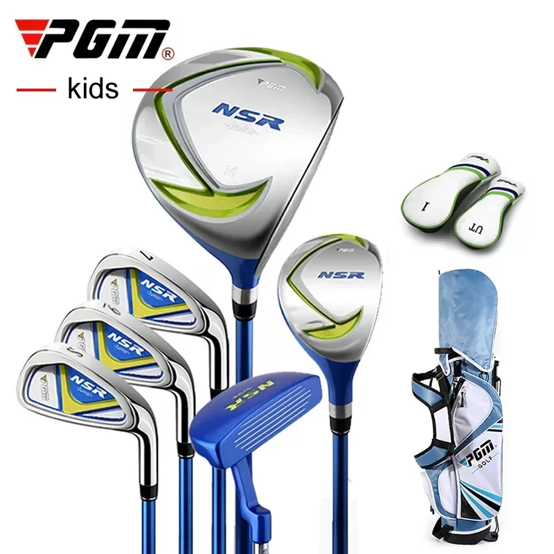 

26 PGM Children's Golf Clubs Set Right Hand with Bag Headcover GiftGirls Boys Lightweight Irons Putter Swing95-155cm KidsJRTG006