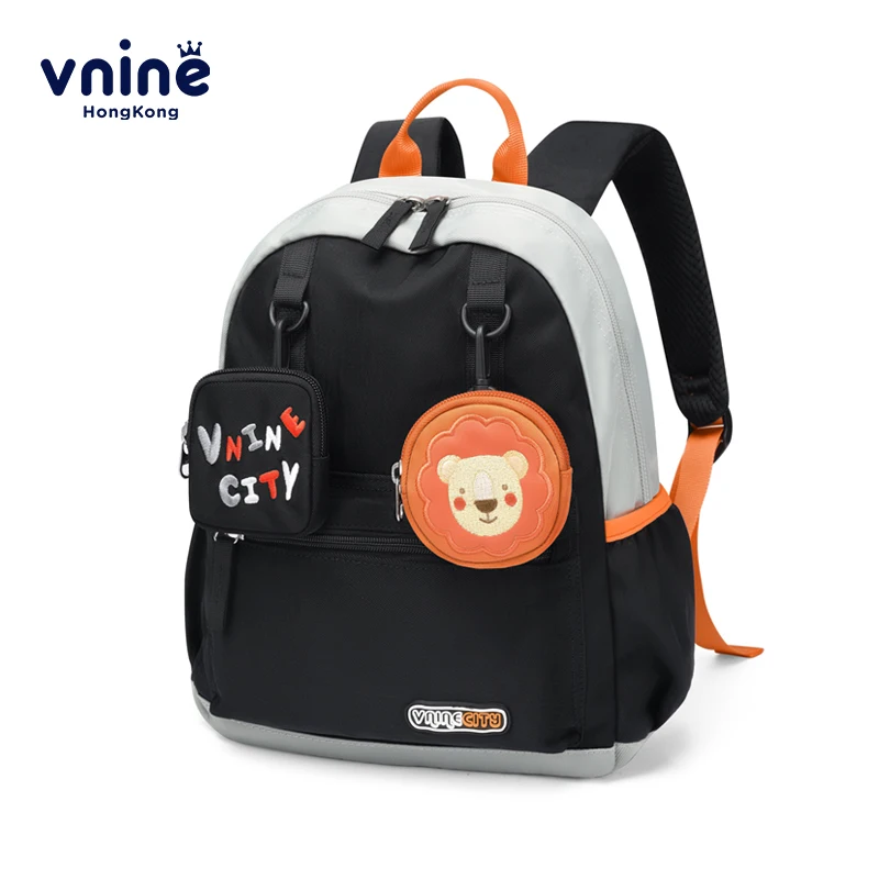 V.NINE-Sac à dos d'école althétanche pour garçons et filles, sacs de classe pour enfants de la maternelle, cartable pour enfants de 3 ans, nouveau