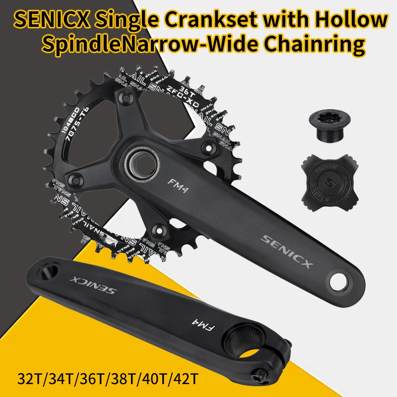 senicx-manivelle-de-velo-vtt-170-mm-avec-pignon-unique-creux-104-bcd-nw-axe-de-24-mm-ensemble-de-manivelle-de-velo-ultra-resistant-kit-de-mise-a-niveau-8-12v