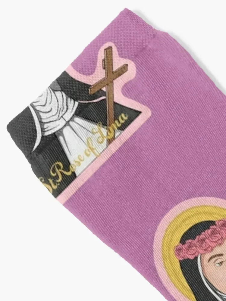 St. Rose of Lima Socks Sports cool sheer Socks For Men Women's