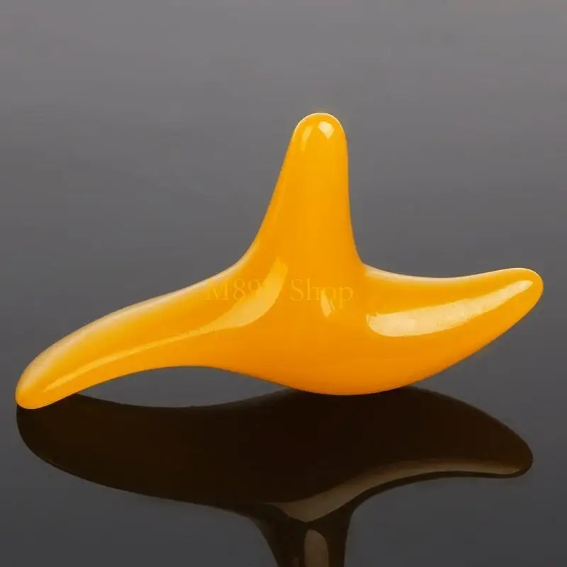 M89F Triangular Resina Triangular Massagem Ponto Trigger Pedicure Pedicure Body Massager Tool