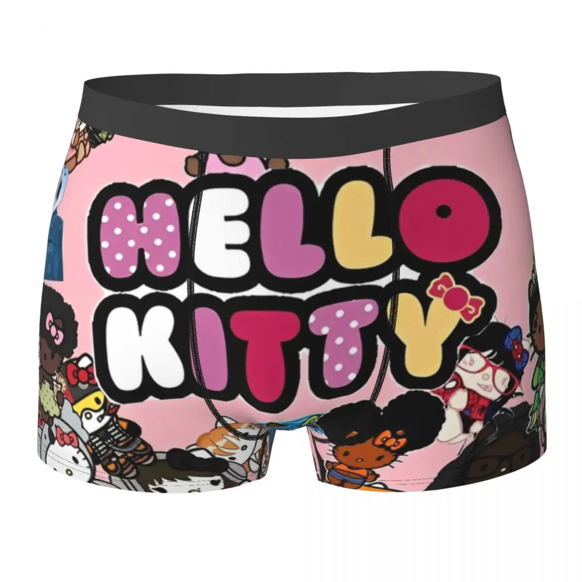 

Нижнее белье Hello Kitty с милым котом, таможенные боксеры, мужские трусы высокого качества, удобные шорты, трусы, подарок на день рождения