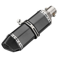 Universal Motorcycle Scooter Exhaust Escape Muffler Pipe DB Killer GY6 z750 CBR125 250 CB400 CB600 YZF FZ400