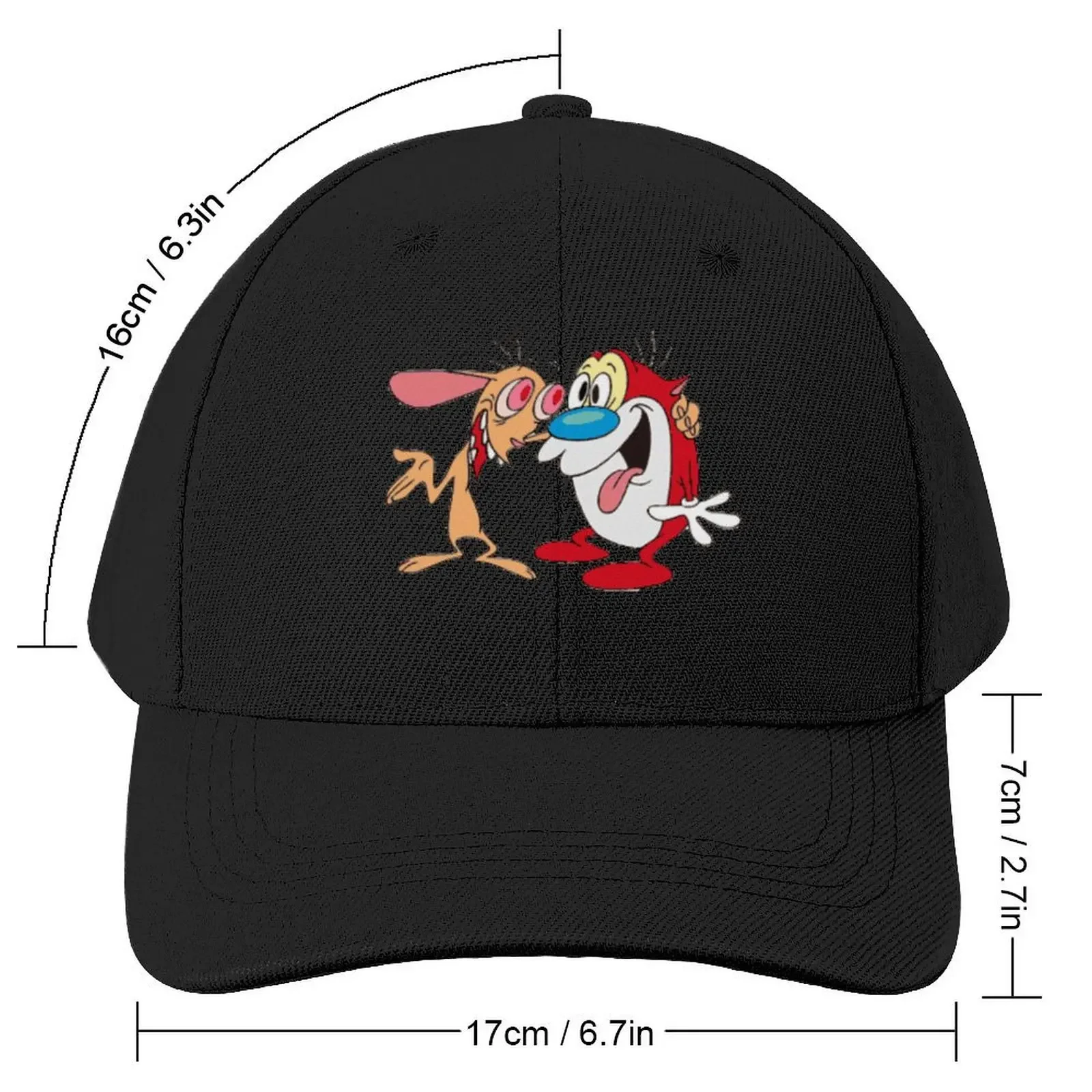 The Ren & Stimpy Show Baseball Cap Hat Beach cute Women's Men's