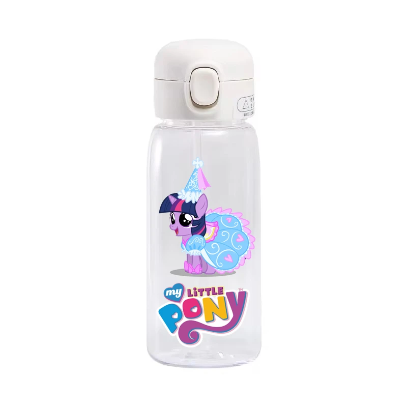 My Little Pony Saman Su Şişesi Büyük Kapasiteli Plastik Su Bardağı Taşınabilir Açık Spor Çocuk İçecek İçme Suyu Şişesi