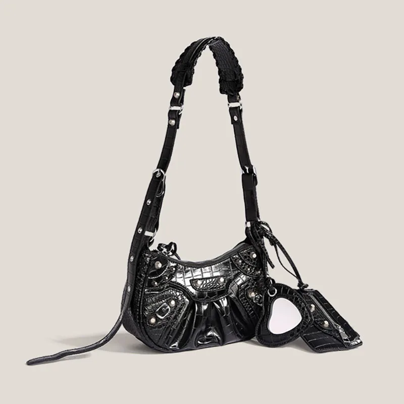 

Модная женская сумка, новая сумка через плечо, маленькая квадратная сумка из мягкой кожи из искусственной кожи, многофункциональная сумка, модная повседневная сумка, сумка в форме полумесяца