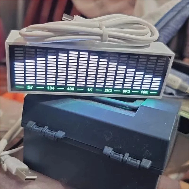 Rhythm Display Music Spectrum Mood Lamp Punk Sound Control LED Light Voice-Activated Lights DIY Decor Multi-Mode Ambient Lamp