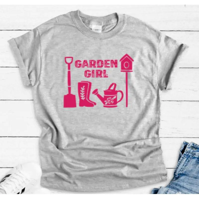 

Серая футболка Garden Girl