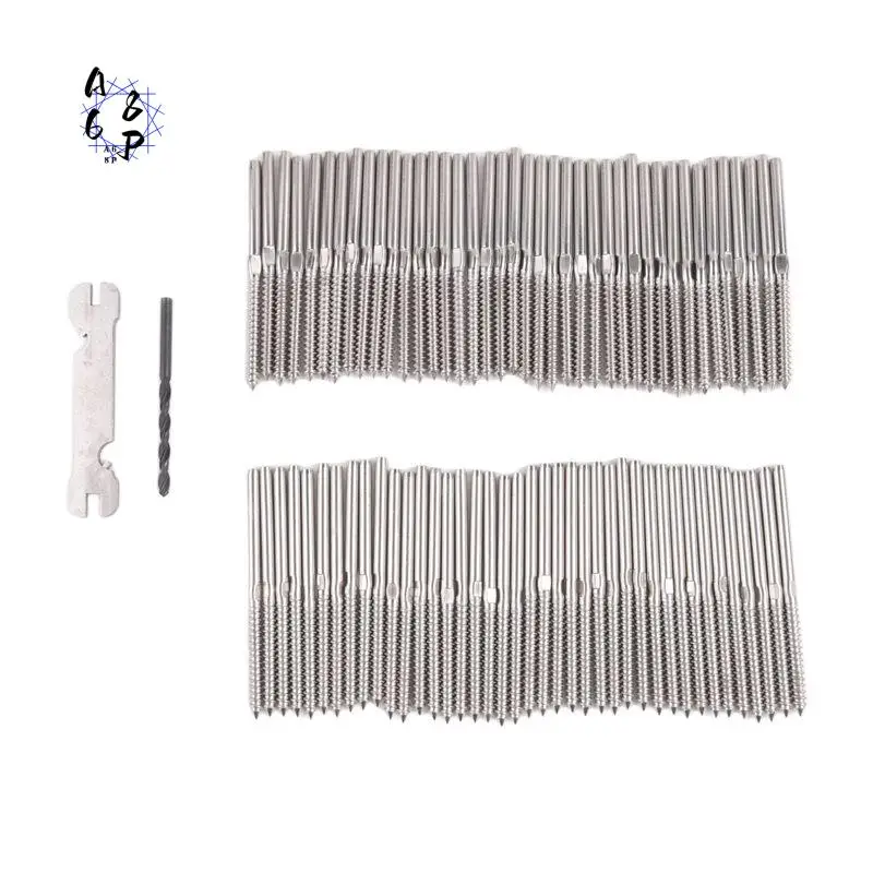 

A68P-Swage Lag Screws For Cable Railing-1/8" Cable Railing Hardware Kit, Left And Right Handed Thread For Post Railing System