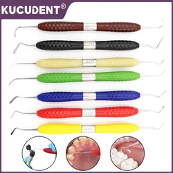 1Pc Dental Composite Resin Filler Filling Aesthetic Restoration  CT1-CT7 Spatulas Aesthetic  Double Ended Dentistry Instrument