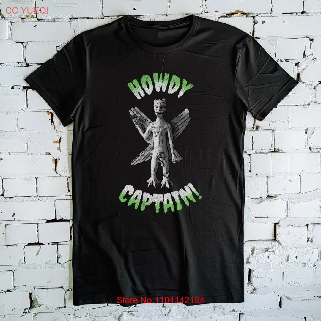 Howdy Captain Exorcist Inspired T Shirt movie perfect goth gift gothic for spooky season horror Halloween