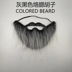 Halloween Prom Props Party Black Beard Man Fake Long Beard
