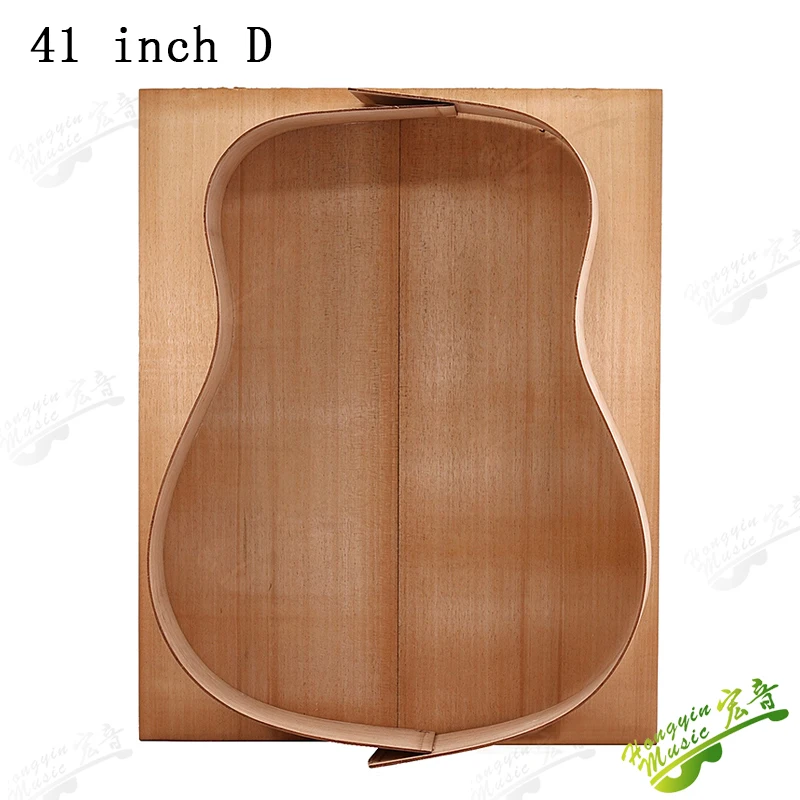 HUATOOL Acoustic Guitar KA Solid Wood Back and Side Woolen Set D GA OM GS  Side Panels Have Been Bent Accessories