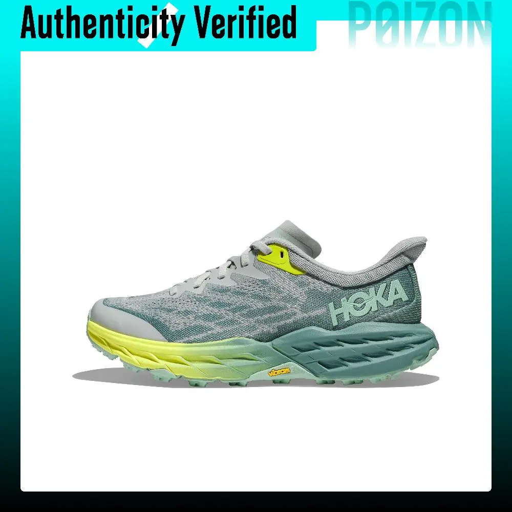 HOKA ONE ONE Speedgoat 5 Fabric Cushioning Slip Resistant Abrasion Resistant 1123160-MTLL