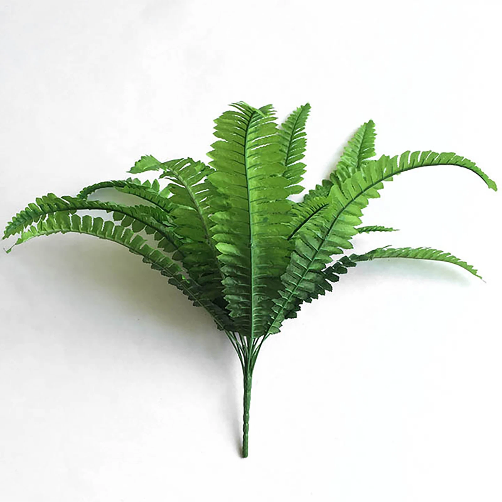 2Pcs 18 Heads Artificial Persian Leaves Artificial Shrubs Leaves Simulation Greenery Bushes For Home Garden Office Verandah