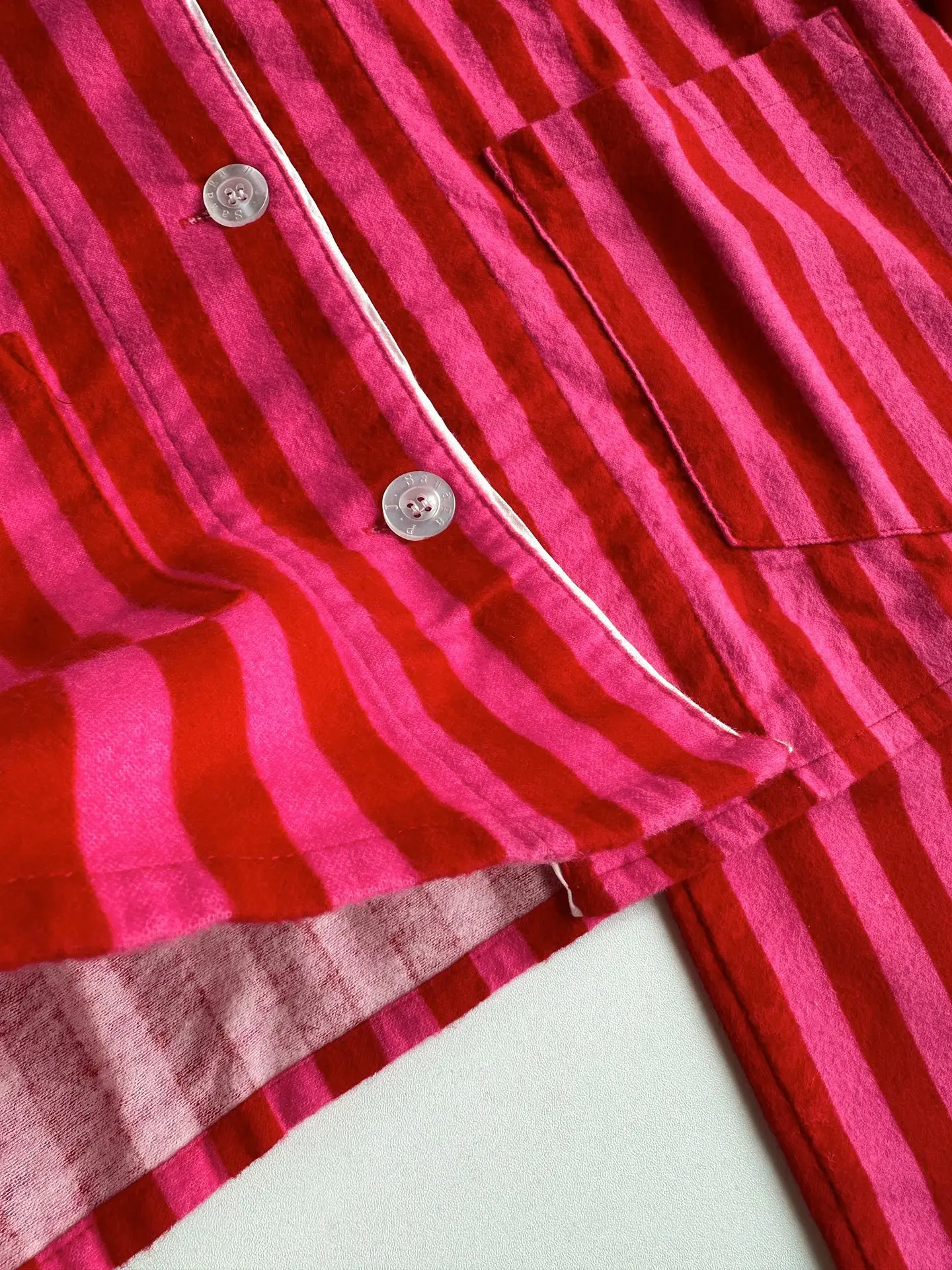 Damen Niedlicher Cartoon-Druck 100% Baumwolle Gebürstetes Pyjama-Set Frühling Herbst Langarm-Oberteil Lange Hose 2-teilig Loungewear Homewear – Detail 6
