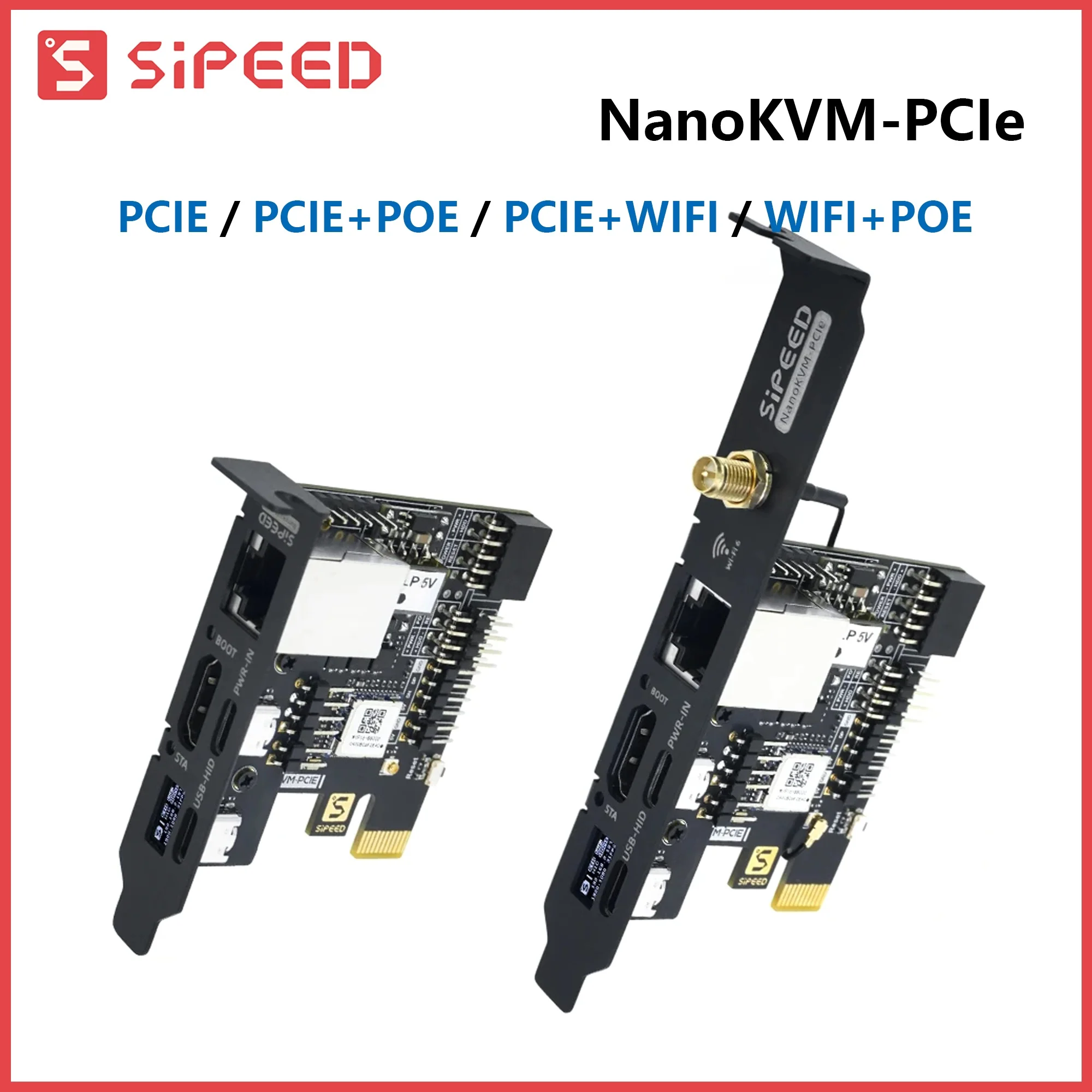 Sipeed NanoKvm-PCIE PIKvm Mini Remote Control and Maintenance Server HDMI
