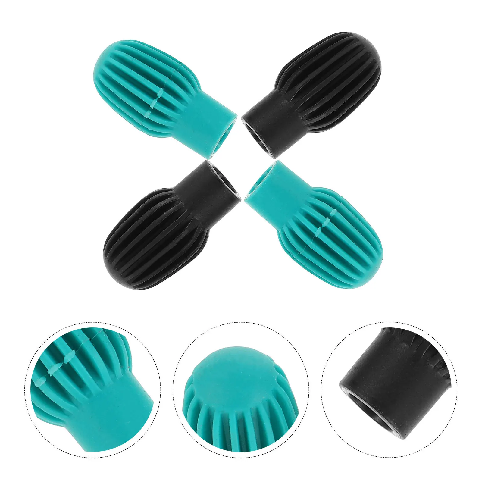

4Pcs Drumstick Silent Tips Silicone Drumstick Practice Sound Dampeners for Quiet Drumming Practice Accessories